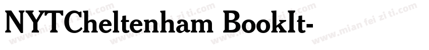 NYTCheltenham BookIt字体转换